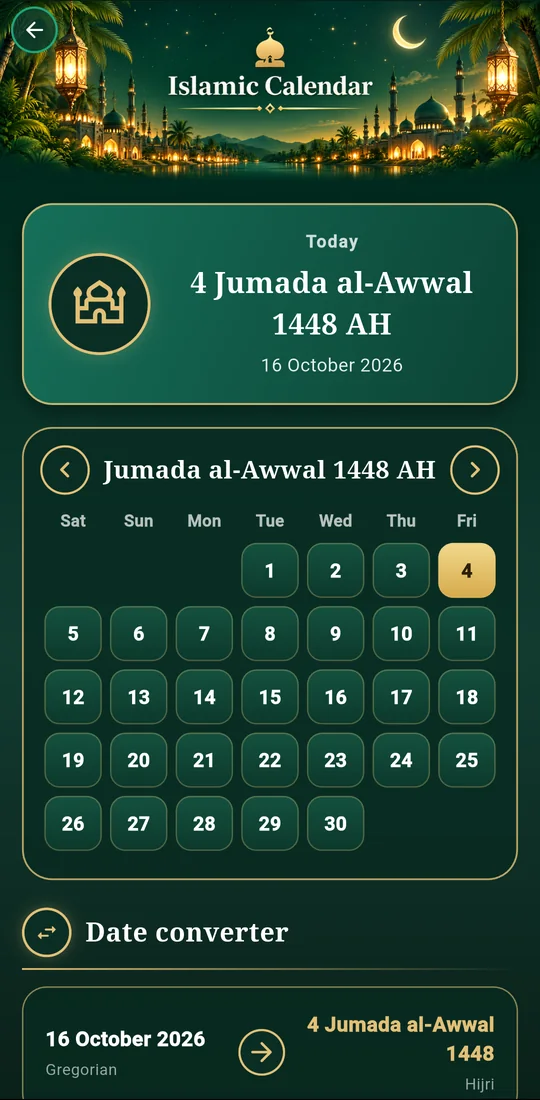 Islamic calendar
