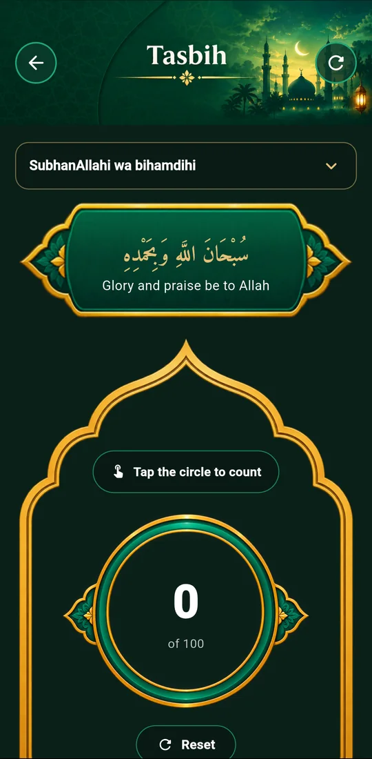 Tasbih counter